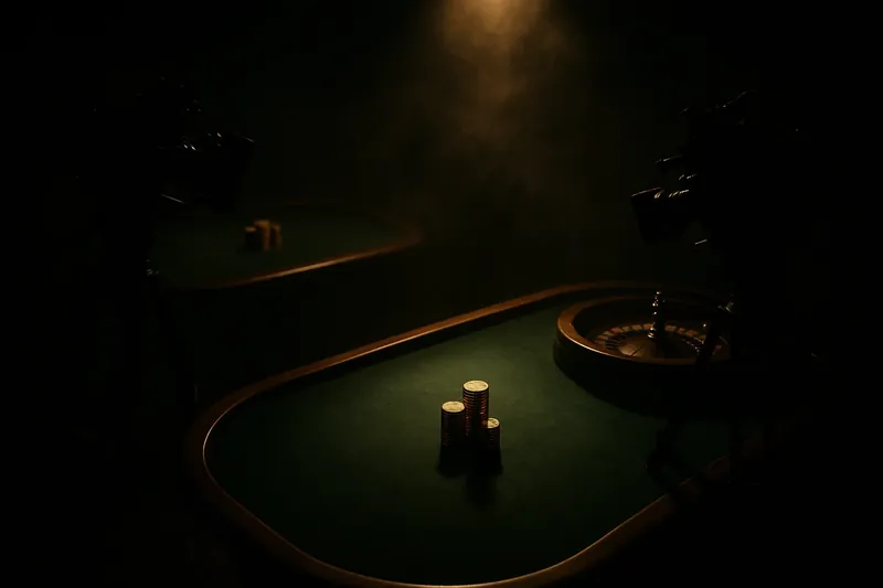 Live Casino Studio Overhead view of live casino studio with dealer tables and camera rigs